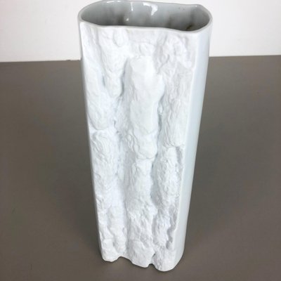 Large Op Art Porcelain Vase from Bareuther, Germany, 1970s