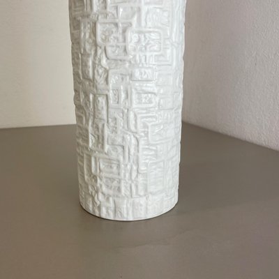 Large Op Art Vase Porcelain Vase by Martin Freyer for Rosenthal, Germany-QZ-1109916