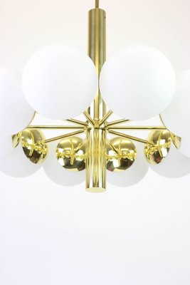 Large Opal Globes Chandelier from Kaiser, Germany, 1970s-UGR-1086000