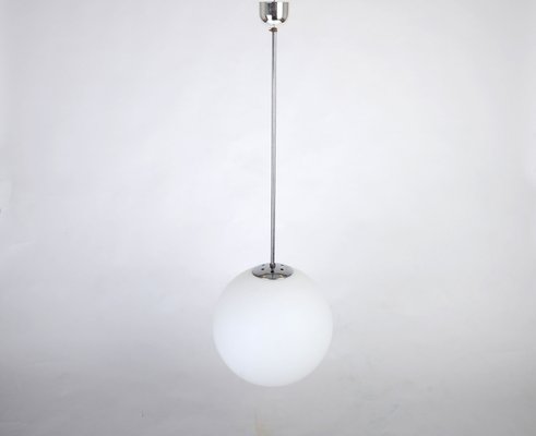 Large Opaline Ceiling Lamp by Napako, 1930s-VHD-562101