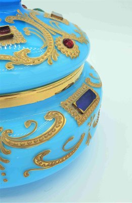 Large Opaline Glass Candy Box-OZS-1360208