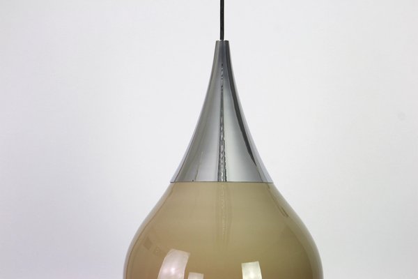 Large Opaline Glass Pendant from Limburg, Germany, 1970s-UGR-1086146