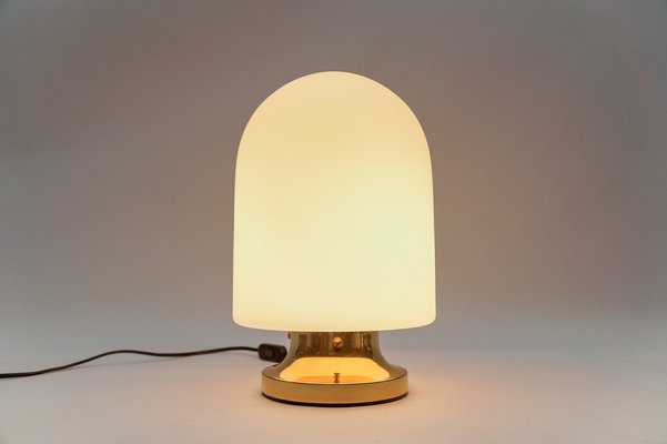 Large Opaline Glass Table Lamp from Peill & Putzler, Germany, 1960s-KQB-1735422