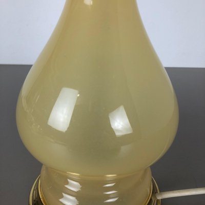 Large Opaline Murano Glass Table Lamp from Cenedese Vetri, 1960s-QZ-1053056