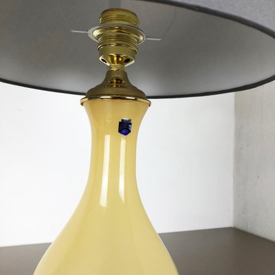 Large Opaline Murano Glass Table Lamp from Cenedese Vetri, 1960s-QZ-1053056