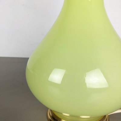 Large Opaline Murano Glass Table Light by Cenedese Vetri, Italy, 1960s-QZ-1052924