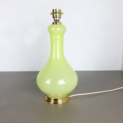 Large Opaline Murano Glass Table Light by Cenedese Vetri, Italy, 1960s-QZ-1052924