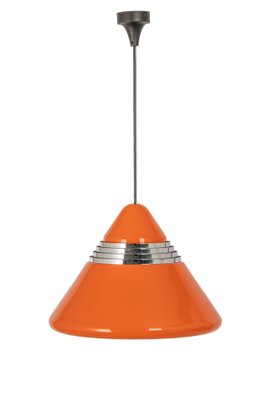 Large Orange Pendant Light by Kazuo Motozawa, 1970s-UGR-1333904