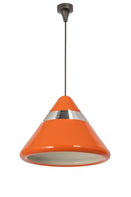 Large Orange Pendant Light by Kazuo Motozawa, 1970s-UGR-1333904