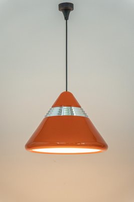 Large Orange Pendant Light by Kazuo Motozawa, 1970s-UGR-1333904