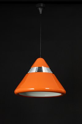 Large Orange Pendant Light by Kazuo Motozawa, 1970s-UGR-1333904