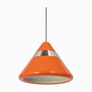 Large Orange Pendant Light by Kazuo Motozawa, 1970s-UGR-1333904