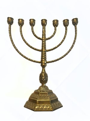 Large Ore Menorah, Sweden, 1900s-JKV-1787175