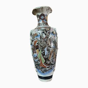 Large Oriental Hand Finished Vase-NSG-1219347