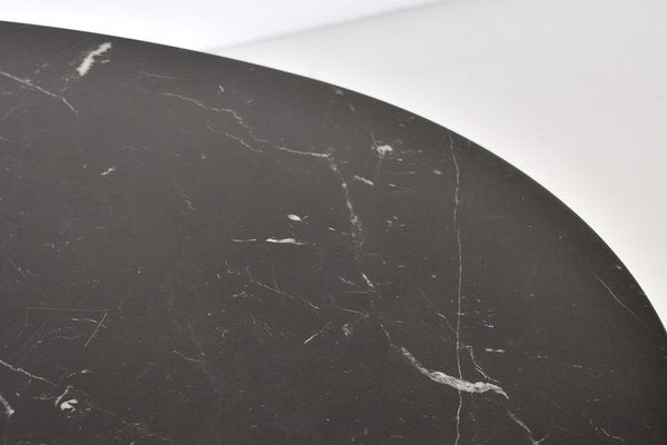 Large Oval Black Marble Tulip Dining Table by Eero Saarinen for Knoll Studio, 1990s-TEA-1620521