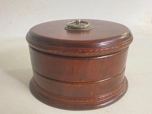 Large Oval Jewelry Box with Internal Compartments, France, 19th Century-UR-1761237