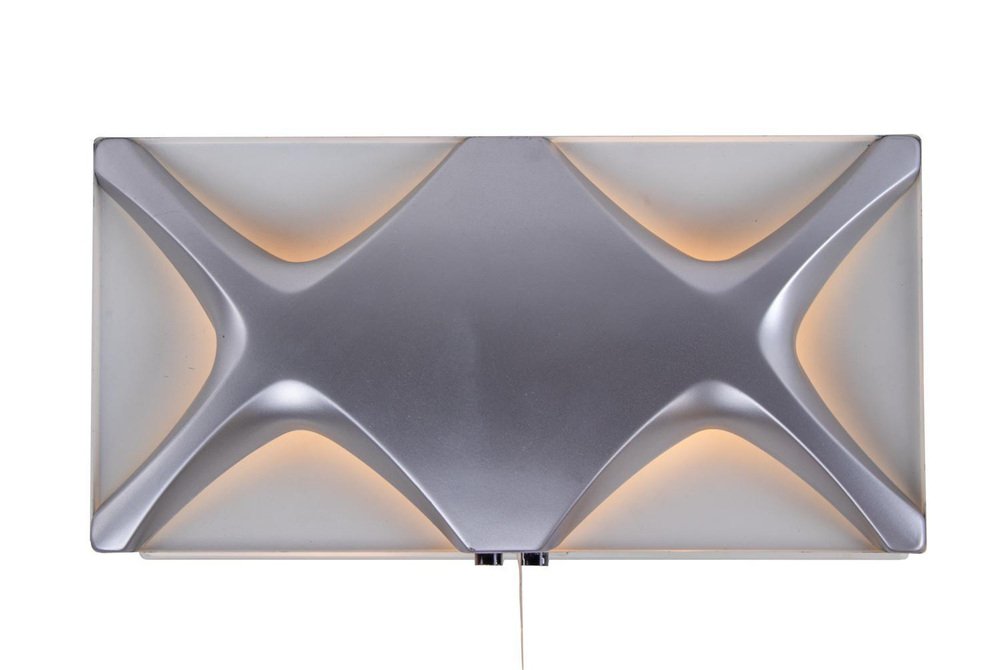 Large Oyster Light Panel by Dieter Witte & Rolf Krüger for Staff, 1968