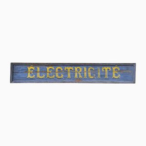 Large Painted Wood Store Sign, 1950s-WSZ-1777281