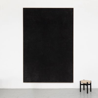 Large Painting in Black Charcoal by Enrico Della Torre, 2017-WM-1044992