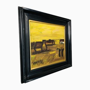 Large Painting of Paris Landscape-LCQ-1108540