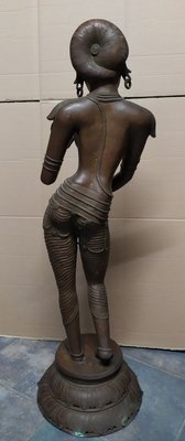 Large Parvati Dea Bronze Statue, 1900-EI-853236