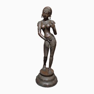 Large Parvati Dea Bronze Statue, 1900-EI-853236