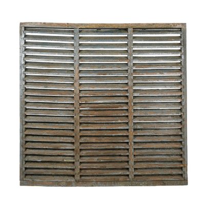 Large Patinated Wooden Shutter-NQ-1323251