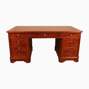 Large Pedestal Desk in Mahogany-HPU-1767801