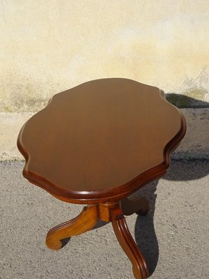 Large Pedestal Table with Violin-Shaped Top, 1980s-ABK-2022988