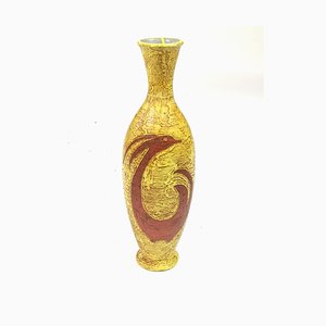 Large Phoenix Motif Handmade Vase from Illes, 1970s-UWE-994503