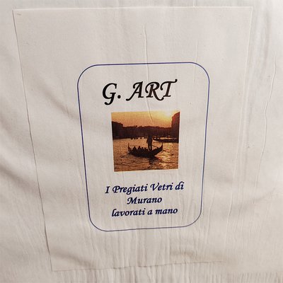 Large Photo Frame in Handcrafted Murano Glass from G. Art, Italy, 1970s-YHS-2031541