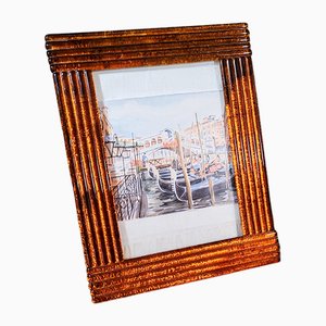 Large Photo Frame in Handcrafted Murano Glass from G. Art, Italy, 1970s-YHS-2031541