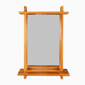 Large Pine Mirror in the style of Roland Wilhelmsson, Sweden, 1960s-VLO-1703198