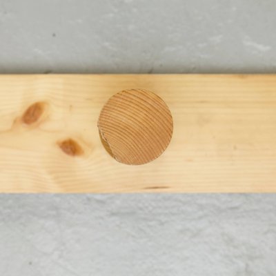 Large Pine Wood Coat Rack by Charlotte Perriand for Les Arcs-WM-1157339