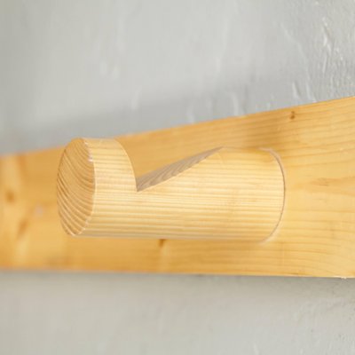 Large Pine Wood Coat Rack by Charlotte Perriand for Les Arcs-WM-1157339