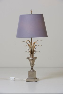 Large Pineapple Table Lamp in Chrome from Maison Charles, 1970s-VLZ-631918