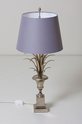 Large Pineapple Table Lamp in Chrome from Maison Charles, 1970s-VLZ-631918