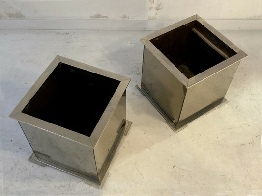 Large Planters by Guy Lefèvre for Maison Jansen, 1970s, Set of 2-NLF-591632