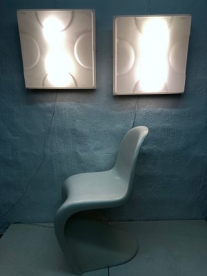 Large Plastic Wall Lamps by Harvey Guzzini, 1960s, Set of 2-AET-2034580