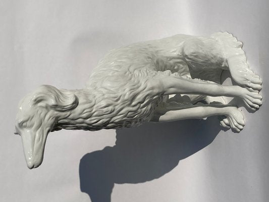 Large Porcelain Borzoi Dog, Austria-BHG-1007913