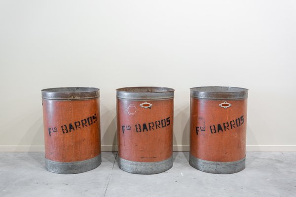 Large Portuguese Industrial Bucket from Textile Factory, 1950s-UJE-1185140