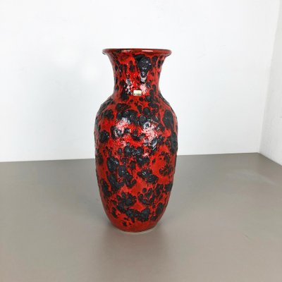 Large Pottery Fat Lava Multi-Color 239-41 Vase from Scheurich, 1970s-QZ-1052959