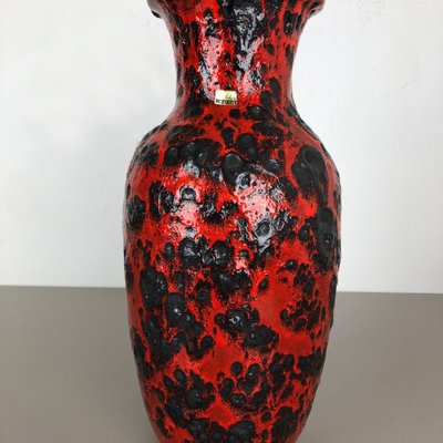 Large Pottery Fat Lava Multi-Color 239-41 Vase from Scheurich, 1970s-QZ-1052959