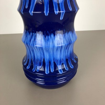 Large Pottery Fat Lava Multi-Color 266-53 Vase from Scheurich, 1970s-QZ-1052960