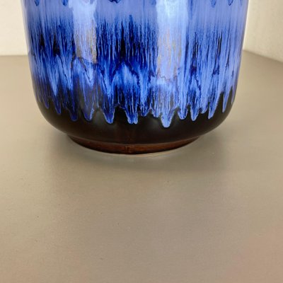 Large Pottery Fat Lava Multi-Color Floor Vase 408-40 by Scheurich, 1970s-QZ-1290487