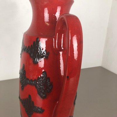 Large Pottery Super Fat Lava Multi-Color 426-47 Vase from Scheurich Wgp, 1970s-QZ-1139886