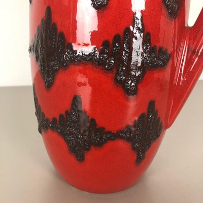 Large Pottery Super Fat Lava Multi-Color 426-47 Vase from Scheurich Wgp, 1970s-QZ-1139886