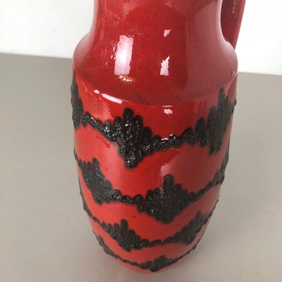 Large Pottery Super Fat Lava Multi-Color 426-47 Vase from Scheurich Wgp, 1970s-QZ-1139886