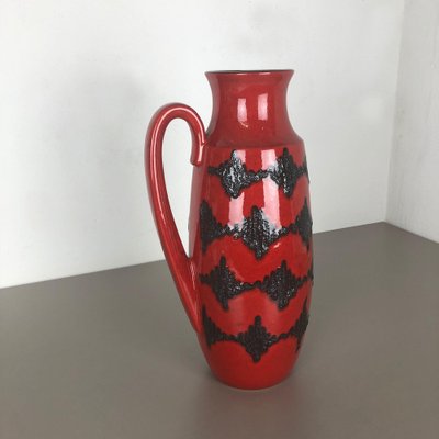 Large Pottery Super Fat Lava Multi-Color 426-47 Vase from Scheurich Wgp, 1970s-QZ-1139886