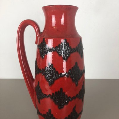 Large Pottery Super Fat Lava Multi-Color 426-47 Vase from Scheurich Wgp, 1970s-QZ-1139886